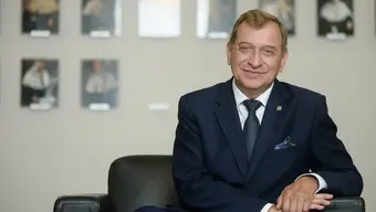 Image of the AGH University Rector, Professor Jerzy Lis