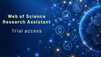 Decorative image relating to trial access to the Web of Science Research Assistant.