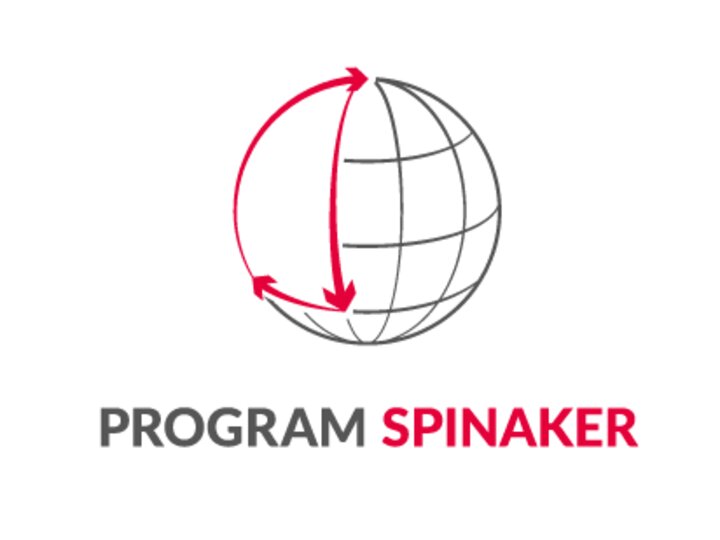 Grafika dekoracyjna. Logo Program Spinaker. 