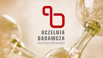 Kolorowa grafika z logotypem IDUB