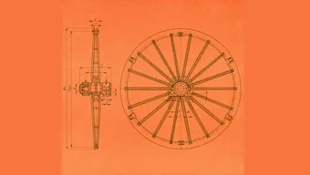 Kolorowa grafika ilustracyjna przedstawiająca rysunek techniczny urządzenia. 