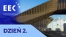 Grafika dekoracyjna: zdjęcie architektury katowickiego ronda po prawej stronie; po lewej nazwa kongresu i hasło "dzień 2."