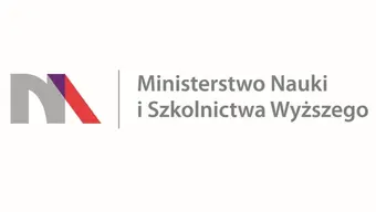 Baner z logotypem i nazwą ministerstwa