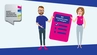 Poster z dwoma postaciami kobiety i mężczyzny zachęcającymi do głosowania. Pomiędzy nimi tablet. Po lewej tekst Budżet Obywatelski Województwa Małopolskiego