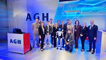 Reprezentacja AGH na stoisku uczelni podczas Kongresu EEC