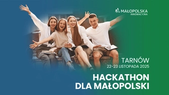 Grafika dekoracyjna z nazwą, datą i miejscem wydarzenia