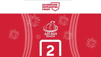 Grafika dekoracyjna informująca o drugim miejscu