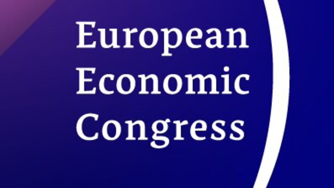 Logo of the even with its name in blue.