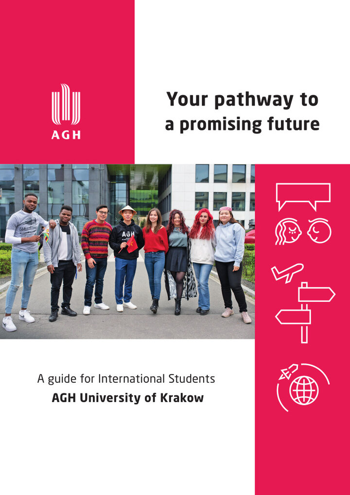 Cover of AGH UST Guide for international students