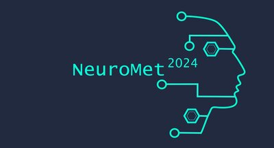 Image of a logo of the 2024 Neuromet seminar in the shape of a head made of links