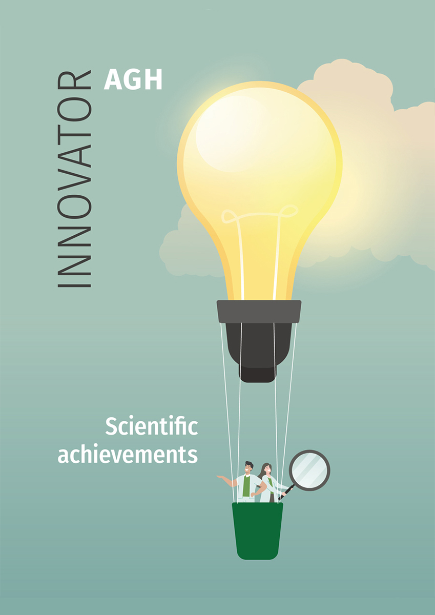 Cover of an AGH UST Innovator – Scientific Achievements